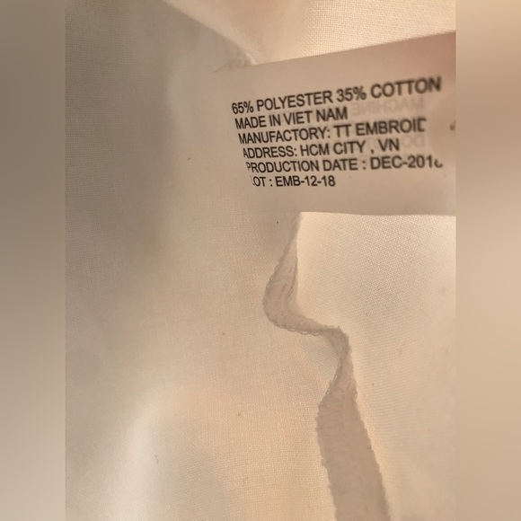 Sweet Dreams size 6 dress white with peter pan collar and eyelet details. - Picture 3 of 8